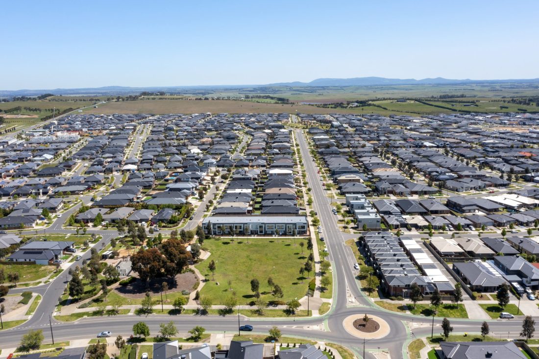 Aerial view captured by drone, showcasing stunning landscapes.
